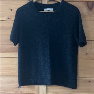 Everlane Alpaca Short Sleeve Women's Sweater